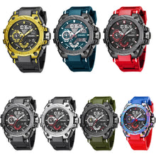 Load image into Gallery viewer, SMAEL 8060 Waterproof Sports Alloy Men Watch Luminous Display HD Mirror Watch