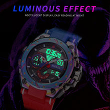 Load image into Gallery viewer, SMAEL 8060 Waterproof Sports Alloy Men Watch Luminous Display HD Mirror Watch