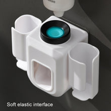 Load image into Gallery viewer, Electric Toothbrush Holder Automatic Toothpaste Squeezer Bathroom Wall Mounted Toothpaste Holder