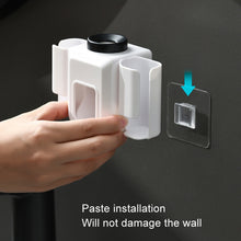 Load image into Gallery viewer, Electric Toothbrush Holder Automatic Toothpaste Squeezer Bathroom Wall Mounted Toothpaste Holder
