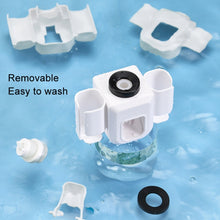 Load image into Gallery viewer, Electric Toothbrush Holder Automatic Toothpaste Squeezer Bathroom Wall Mounted Toothpaste Holder