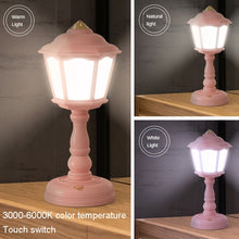 Load image into Gallery viewer, GIVELONG Retro Table Lamp USB Charging Small Night Light, Style:, 320-1 Red, 320-2 Yellow, 320-3 Blue, 320-4 Green, 320-5 Purple, 320-6 White, 321-1 Red, 321-2 Yellow, 321-3 Blue, 321-4 Green, 321-5 Purple, 321-6 White, 322-1 Red, 322-2 Yellow, 322-3 B...