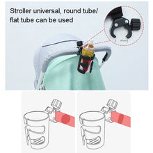 Load image into Gallery viewer, Baby Stroller Cup Holder Universal 360 Rotatable Drink Bottle Rack, Cup Holder Black