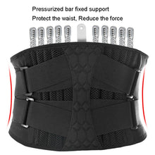 Load image into Gallery viewer, Men Steel Plate Squatting Weightlifting Exercise Use Waist and Abdominal Belt, Size:
