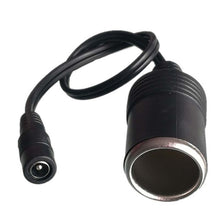 Load image into Gallery viewer, DC 5.5 x 2.1 mm Plug To Cigarette Lighter Mother Seat With DC Power Cord, DC 5.5 x 2.1mm Plug