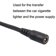 Load image into Gallery viewer, DC 5.5 x 2.1 mm Plug To Cigarette Lighter Mother Seat With DC Power Cord, DC 5.5 x 2.1mm Plug