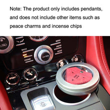 Load image into Gallery viewer, Car Pendant Triangular Ping An Charm Bag Leather Rearview Mirror Ornament, Triangular Red, Triangular Yellow, Triangular Black