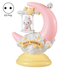 Load image into Gallery viewer, GOELONG Cartoon Moon Table Lamp Children Room Animal Night Light, Plug:, US Plug, EU Plug