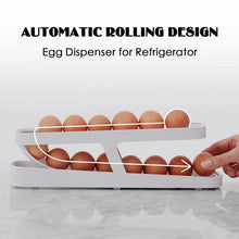 Load image into Gallery viewer, Automatic Eggs Storage Box Refrigerator Egg Dispenser Plastic Rolling Eggs Holder  Container, 2 Layers