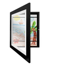 Load image into Gallery viewer, Children Art Frames Magnetic Front Open Frametory for Poster Photo Drawing Paintings Pictures, Wood, Plastic