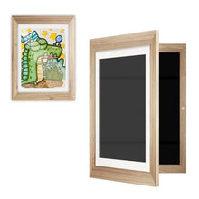 Load image into Gallery viewer, Children Art Frames Magnetic Front Open Frametory for Poster Photo Drawing Paintings Pictures, Wood, Plastic