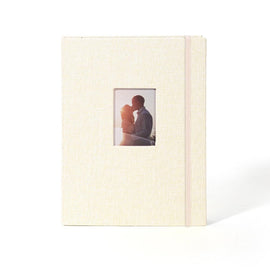 3-inch 208 Pockets Cotton Linen Photo Album Photocard Holder, Khaki, Purple, Grey, Pink, Blue