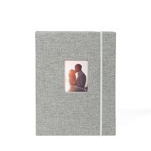 Load image into Gallery viewer, 3-inch 208 Pockets Cotton Linen Photo Album Photocard Holder, Khaki, Purple, Grey, Pink, Blue