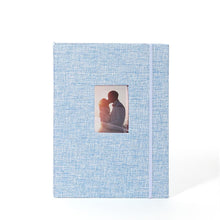 Load image into Gallery viewer, 3-inch 208 Pockets Cotton Linen Photo Album Photocard Holder, Khaki, Purple, Grey, Pink, Blue
