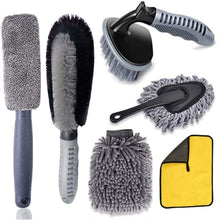 Load image into Gallery viewer, 6pcs/Set Gloves Dusting Tire Brush Car Cleaning Brush Set