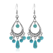 Load image into Gallery viewer, Turquoise Ethnic Style Earrings Temperament Simple Vintage Earrings, E1911-7, E1911-8, E1911-9, E1911-10, E1911-11, E1911-12, E1911-13, E1911-14, E1911-15, E2203-3, E2204-6, E2204-7
