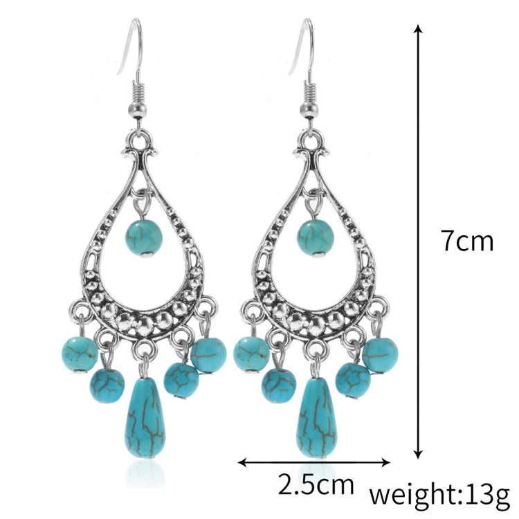 Turquoise Ethnic Style Earrings Temperament Simple Vintage Earrings, E1911-7, E1911-8, E1911-9, E1911-10, E1911-11, E1911-12, E1911-13, E1911-14, E1911-15, E2203-3, E2204-6, E2204-7