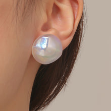 Load image into Gallery viewer, Stud Earrings Jewelry, E2208-1 White Pearl, E2208-2 Pink Pearl, E2208-3 Gray Pearl, E2209-23 Red Pearl, E2209-3 Symphony Shaped Semicircle, E2209-4 Symphony Glossy Semicircle, E2209-5 Symphony Diamond, E2209-6 Symphony Sliced Heart, E2209-7 Symphony St...