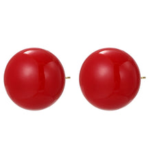 Load image into Gallery viewer, Stud Earrings Jewelry, E2208-1 White Pearl, E2208-2 Pink Pearl, E2208-3 Gray Pearl, E2209-23 Red Pearl, E2209-3 Symphony Shaped Semicircle, E2209-4 Symphony Glossy Semicircle, E2209-5 Symphony Diamond, E2209-6 Symphony Sliced Heart, E2209-7 Symphony St...