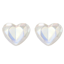 Load image into Gallery viewer, Stud Earrings Jewelry, E2208-1 White Pearl, E2208-2 Pink Pearl, E2208-3 Gray Pearl, E2209-23 Red Pearl, E2209-3 Symphony Shaped Semicircle, E2209-4 Symphony Glossy Semicircle, E2209-5 Symphony Diamond, E2209-6 Symphony Sliced Heart, E2209-7 Symphony St...