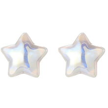 Load image into Gallery viewer, Stud Earrings Jewelry, E2208-1 White Pearl, E2208-2 Pink Pearl, E2208-3 Gray Pearl, E2209-23 Red Pearl, E2209-3 Symphony Shaped Semicircle, E2209-4 Symphony Glossy Semicircle, E2209-5 Symphony Diamond, E2209-6 Symphony Sliced Heart, E2209-7 Symphony St...