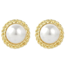 Load image into Gallery viewer, Stud Earrings Jewelry, E2208-1 White Pearl, E2208-2 Pink Pearl, E2208-3 Gray Pearl, E2209-23 Red Pearl, E2209-3 Symphony Shaped Semicircle, E2209-4 Symphony Glossy Semicircle, E2209-5 Symphony Diamond, E2209-6 Symphony Sliced Heart, E2209-7 Symphony St...