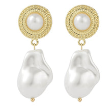 Load image into Gallery viewer, Stud Earrings Jewelry, E2208-1 White Pearl, E2208-2 Pink Pearl, E2208-3 Gray Pearl, E2209-23 Red Pearl, E2209-3 Symphony Shaped Semicircle, E2209-4 Symphony Glossy Semicircle, E2209-5 Symphony Diamond, E2209-6 Symphony Sliced Heart, E2209-7 Symphony St...