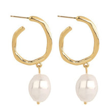 Load image into Gallery viewer, Stud Earrings Jewelry, E2208-1 White Pearl, E2208-2 Pink Pearl, E2208-3 Gray Pearl, E2209-23 Red Pearl, E2209-3 Symphony Shaped Semicircle, E2209-4 Symphony Glossy Semicircle, E2209-5 Symphony Diamond, E2209-6 Symphony Sliced Heart, E2209-7 Symphony St...