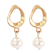 Load image into Gallery viewer, Stud Earrings Jewelry, E2208-1 White Pearl, E2208-2 Pink Pearl, E2208-3 Gray Pearl, E2209-23 Red Pearl, E2209-3 Symphony Shaped Semicircle, E2209-4 Symphony Glossy Semicircle, E2209-5 Symphony Diamond, E2209-6 Symphony Sliced Heart, E2209-7 Symphony St...