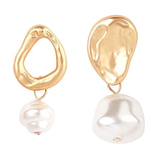 Load image into Gallery viewer, Stud Earrings Jewelry, E2208-1 White Pearl, E2208-2 Pink Pearl, E2208-3 Gray Pearl, E2209-23 Red Pearl, E2209-3 Symphony Shaped Semicircle, E2209-4 Symphony Glossy Semicircle, E2209-5 Symphony Diamond, E2209-6 Symphony Sliced Heart, E2209-7 Symphony St...