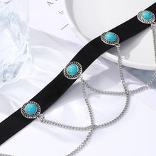 Load image into Gallery viewer, Punk Vintage Velvet Clavicle Chain Metal Rock Necklace, Spec:, N2211-8, N2211-9, N2211-10, N2211-12, N2211-11