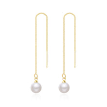 Load image into Gallery viewer, Long Ear Wire Women Simple Earrings, E2104-4 Red Bird, E2104-5 Blue Bird, E2210-1 Dual Ball C Clip, E2210-2 Pearl, E2210-3 Vermiculite, E2210-4 Crystal, E2210-5 Eyes, E2210-6 Moon, E2210-7 Four-pointed Star, E2210-8 Love, E2210-9 Bee, E2210-10 Butterfl...