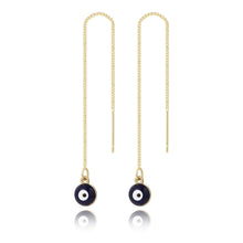 Load image into Gallery viewer, Long Ear Wire Women Simple Earrings, E2104-4 Red Bird, E2104-5 Blue Bird, E2210-1 Dual Ball C Clip, E2210-2 Pearl, E2210-3 Vermiculite, E2210-4 Crystal, E2210-5 Eyes, E2210-6 Moon, E2210-7 Four-pointed Star, E2210-8 Love, E2210-9 Bee, E2210-10 Butterfl...