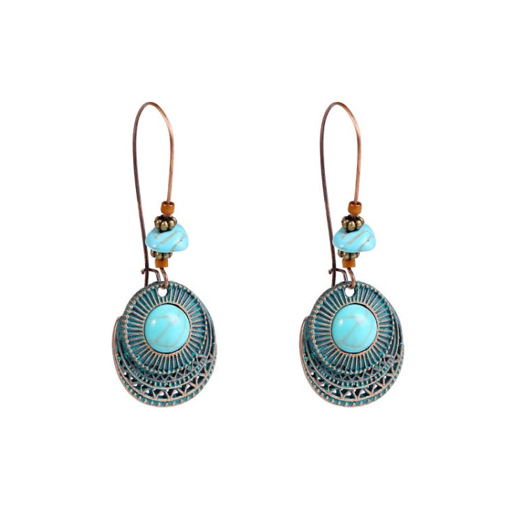 Bohemian Turquoise Natural Stone Sweater Vintage Pendant, Model:, Necklace Ear Ring Set, Two-pointed Necklace, N2111-11 Earrings Accessories, N211-12 Leaf Neck Chain, N2111-13 Three Stones, N2111-14 Eight Stones, N211-15 Circle, Leather Bracelet       ...