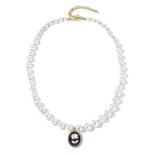 Load image into Gallery viewer, Ladies Temperament Necklace Collarbone Chain, N2210-7 Pearl Chain Love, N2210-8 Thick Chain Love, N2209-2 Light Drilling Love, N2209-11 Colorful Love, N2209-5 Double-layer Green Love, N2209-1 Twist Stick Square Pearl, N2209-6 Oval White Flower         ...