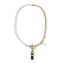Load image into Gallery viewer, Ladies Temperament Necklace Collarbone Chain, N2210-7 Pearl Chain Love, N2210-8 Thick Chain Love, N2209-2 Light Drilling Love, N2209-11 Colorful Love, N2209-5 Double-layer Green Love, N2209-1 Twist Stick Square Pearl, N2209-6 Oval White Flower         ...