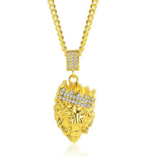 Load image into Gallery viewer, Exaggerated Hip Hop Style Necklace Collarbone Chains, 1010400301 Gold Column, 1010400302 Silver Column, 1010400401 Full Score, 1010400501  YRN, 1010401102 AK47, 1010401202 Crown Lion Head, 1010401301 Prayer, 1010401302 Handheld, 11010401401 Micro      ...