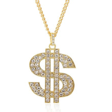 Load image into Gallery viewer, Exaggerated Hip Hop Style Necklace Collarbone Chains, 1010400301 Gold Column, 1010400302 Silver Column, 1010400401 Full Score, 1010400501  YRN, 1010401102 AK47, 1010401202 Crown Lion Head, 1010401301 Prayer, 1010401302 Handheld, 11010401401 Micro      ...