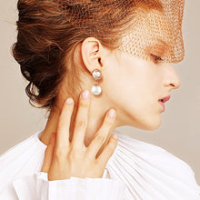 Load image into Gallery viewer, Baroque Earrings Pearl Ear Clip Women Without Ear Piercing, 1202 Long Gold, 1201 Long Silver, 0402 Short Gold, 0401 Short Silver, E2109-7 Half Round, E2109-8 Half Ellipse, E2109-10 Leaf Model, E2109-11 Five Small Pearls, E2109-14 Small Pearl           ...