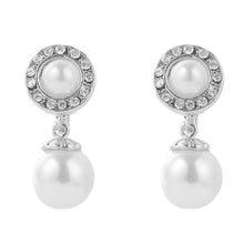 Load image into Gallery viewer, Baroque Earrings Pearl Ear Clip Women Without Ear Piercing, 1202 Long Gold, 1201 Long Silver, 0402 Short Gold, 0401 Short Silver, E2109-7 Half Round, E2109-8 Half Ellipse, E2109-10 Leaf Model, E2109-11 Five Small Pearls, E2109-14 Small Pearl           ...