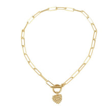 Load image into Gallery viewer, Angel Eyes Pendant Layered Necklace, Model: