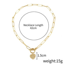 Load image into Gallery viewer, Angel Eyes Pendant Layered Necklace, Model:
