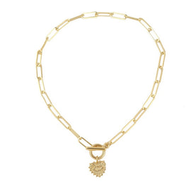 Angel Eyes Pendant Layered Necklace, Model: