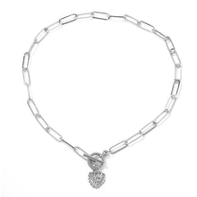 Load image into Gallery viewer, Angel Eyes Pendant Layered Necklace, Model: