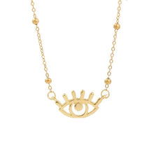 Load image into Gallery viewer, Angel Eyes Pendant Layered Necklace, Model: