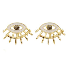 Load image into Gallery viewer, Angel Eyes Pendant Layered Necklace, Model: