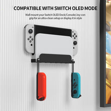Load image into Gallery viewer, For Switch OLED Game Console JYS Wall Hanging Holder Bracket, Iron White, Iron Black