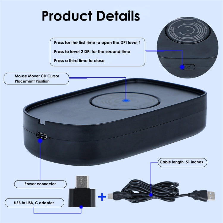 H26 Automatic Movement Virtual Mouse To Prevent Computer Lock Screen, H26
