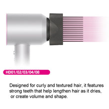 Load image into Gallery viewer, For Dyson Hair Dryer Wide Tooth Comb Smoothing Nozzle Hair Styler Tool, Wide Tooth Comb