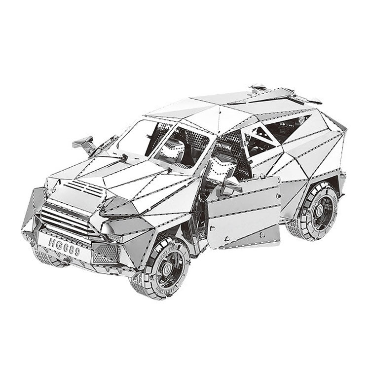 3D Three-dimensional Metal Car Assembly Model DIY Puzzles Toy